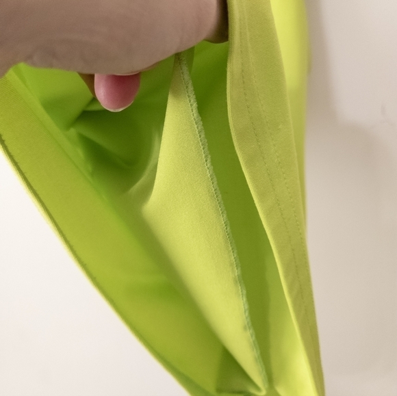 Y2k lime green crop top baby tee tank top size small - Picture 6 of 6